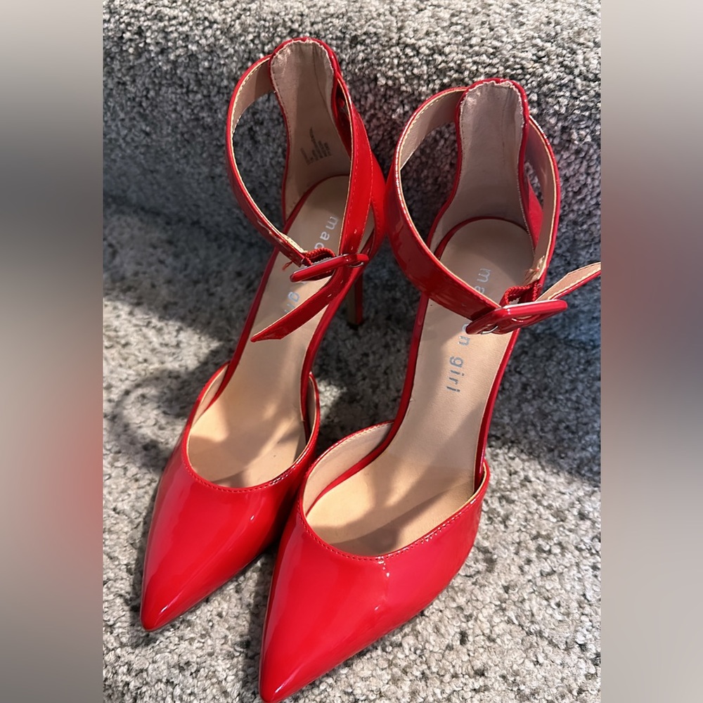 HOT RED MADDEN GIRL HIGH HEELS 👠👠